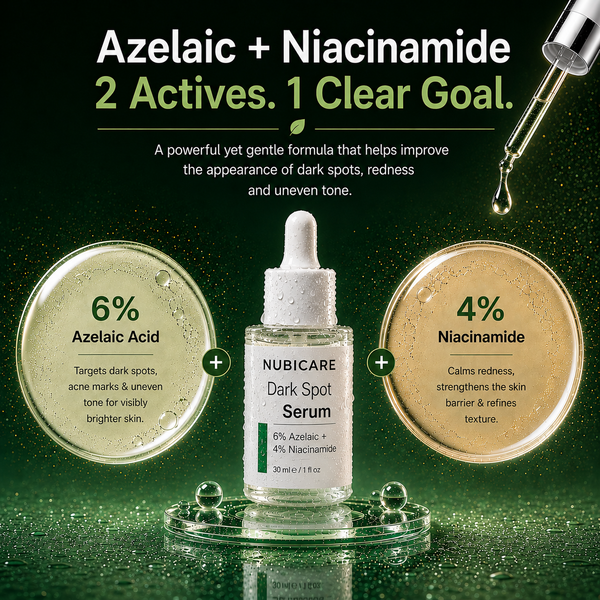 Azelaic Acid Niacinamide Serum for Blemishes & Dark Spots | Nubicare