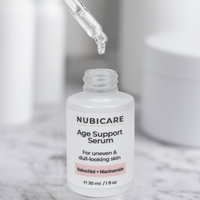 Bakuchiol Retinol Alternative Serum in dropper bottle for age support and uneven skin.